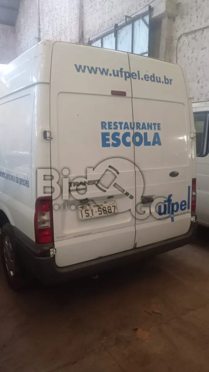 LOTE 004 - I/FORD TRANSIT 330C TM, Ano/modelo: 2011/2011, Placa: ISI5887, Chassi: WF0XXXTBFBTY53224, RENAVAM: 355125358, Tipo: Caminhonete, Cor: Branca, Espécie: Carga, Motor: JXFABTY53224