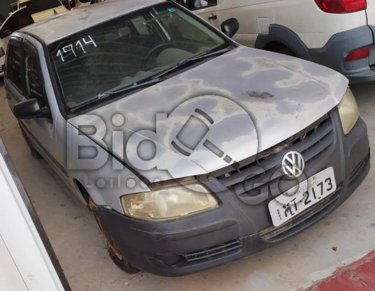 LOTE 015 - Espécie: PASSAGEIRO / Marca: VW / Modelo: GOL 1.0 / Placa: IMT2173 / UF: RS / Município: Porto Alegre / Ano fabricação: 2005 / Ano modelo: 2006 / Cor: PRATA / Chassi: 9BWCA05W06P012646 / Motor: BTY081979 / RENAVAM: 00867861835 *AFETADO POR ENCHENTE