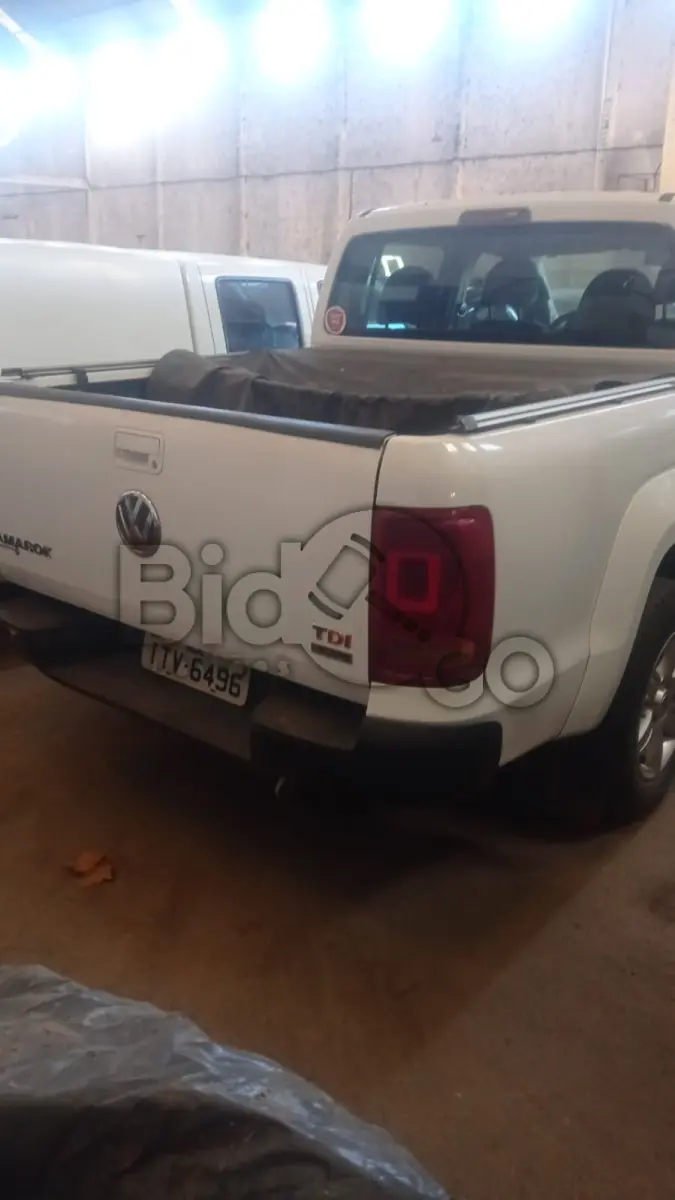 LOTE 011 - I/VW AMAROK CD 4X4 TREND, Ano/modelo: 2012/2013, Placa: ITV6496, Chassi: WV1DB42H4DA015595, RENAVAM: 500142823, Tipo: Caminhonete, Cor: Branca, Espécie: Especial, Motor: CNE023494