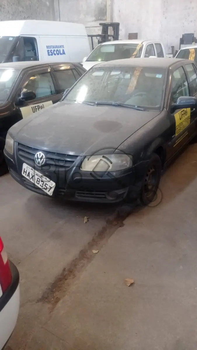 LOTE 012 - VW/GOL 1.0, Ano/modelo: 2007/2008, Placa: HAX8357, Chassi: 9BWCA05W48P093167, RENAVAM: 948021691, Tipo: Automóvel, Cor: Cinza, Espécie: Passageiro, Motor: BNW390408