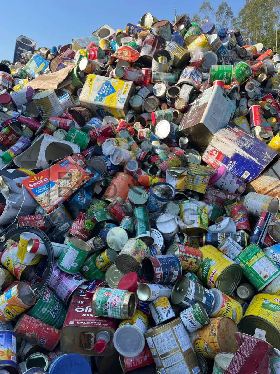 LOTE 001 - LATAS DE FERRO 3.000Kg