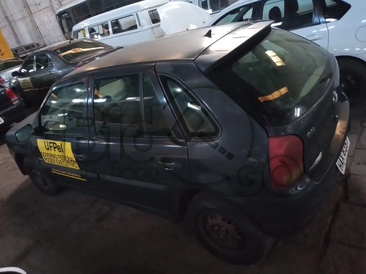 LOTE 012 - VW/GOL 1.0, Ano/modelo: 2007/2008, Placa: HAX8357, Chassi: 9BWCA05W48P093167, RENAVAM: 948021691, Tipo: Automóvel, Cor: Cinza, Espécie: Passageiro, Motor: BNW390408