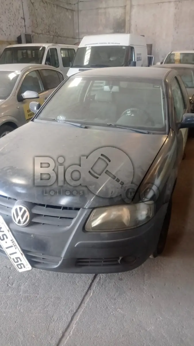 LOTE 013 - VW/GOL 1.0, Ano/modelo: 2007/2008, Placa: KYS1156, Chassi: 9BWCA05W28T137898, RENAVAM: 945504683, Tipo: Automóvel, Cor: Cinza, Espécie: Passageiro, Motor: BWN373882