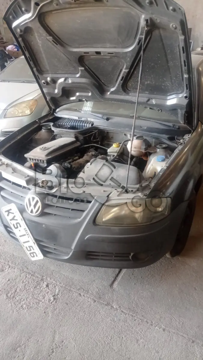 LOTE 013 - VW/GOL 1.0, Ano/modelo: 2007/2008, Placa: KYS1156, Chassi: 9BWCA05W28T137898, RENAVAM: 945504683, Tipo: Automóvel, Cor: Cinza, Espécie: Passageiro, Motor: BWN373882