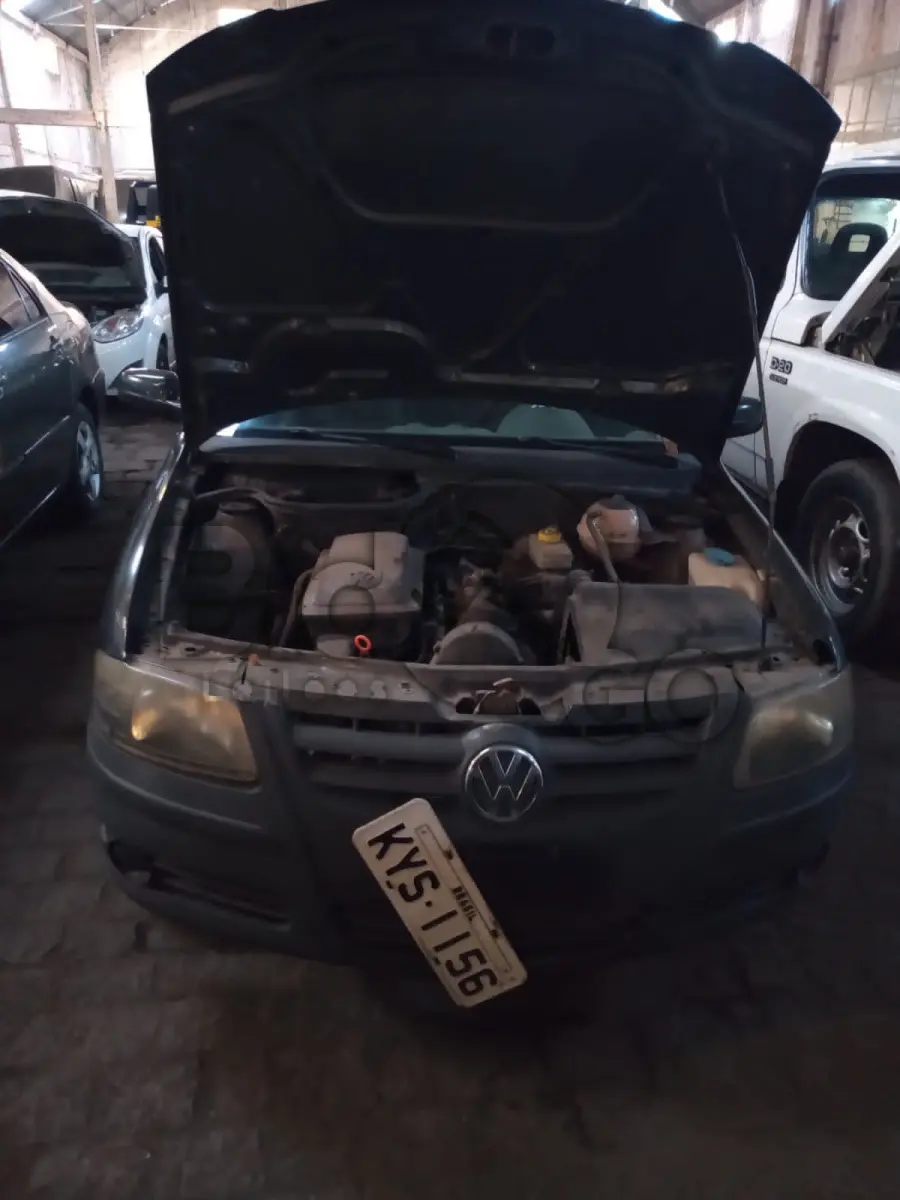 LOTE 013 - VW/GOL 1.0, Ano/modelo: 2007/2008, Placa: KYS1156, Chassi: 9BWCA05W28T137898, RENAVAM: 945504683, Tipo: Automóvel, Cor: Cinza, Espécie: Passageiro, Motor: BWN373882