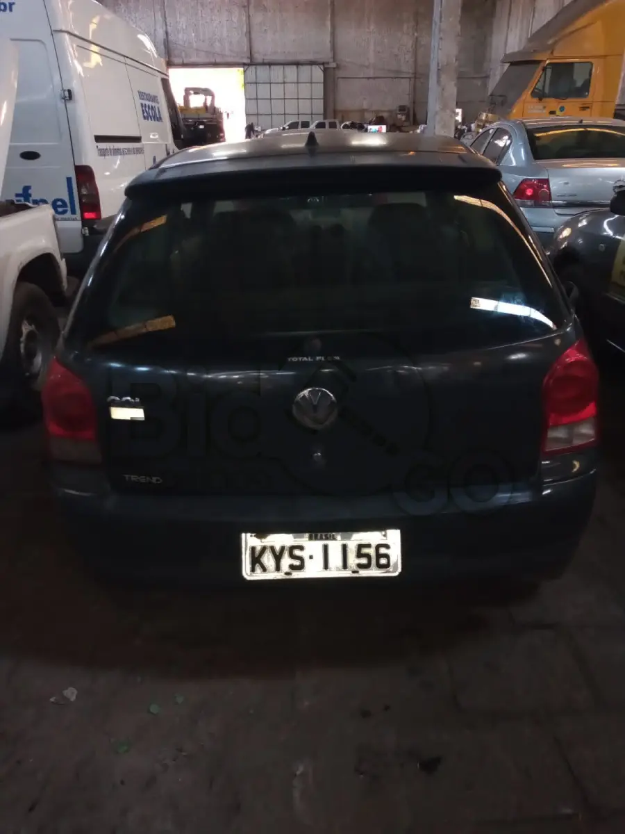 LOTE 013 - VW/GOL 1.0, Ano/modelo: 2007/2008, Placa: KYS1156, Chassi: 9BWCA05W28T137898, RENAVAM: 945504683, Tipo: Automóvel, Cor: Cinza, Espécie: Passageiro, Motor: BWN373882