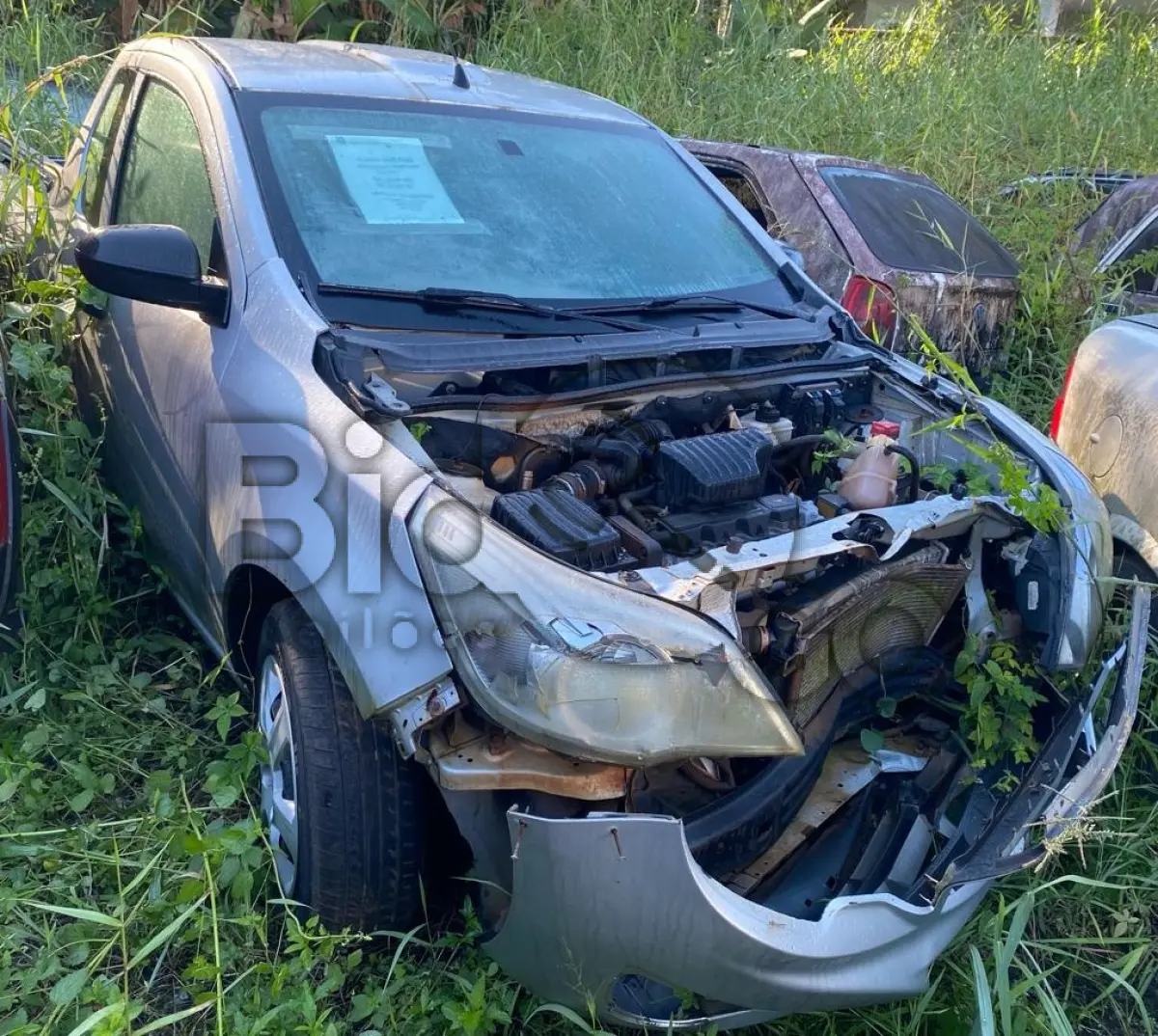 LOTE 023 - SUCATA COM MOTOR INSERVIVEL Espécie: CARGA / Marca: CHEVROLET / Modelo: MONTANA LS / Placa: FQP6D22 / UF: SP /Município: Paraguaçu Paulista / Ano fabricação: 2014 / Ano odelo: 2014 / Cor: PRATA / Chassi: 9BGCA80X0EB270161 / Motor: CSB006136 /RENAVAM:01001280030