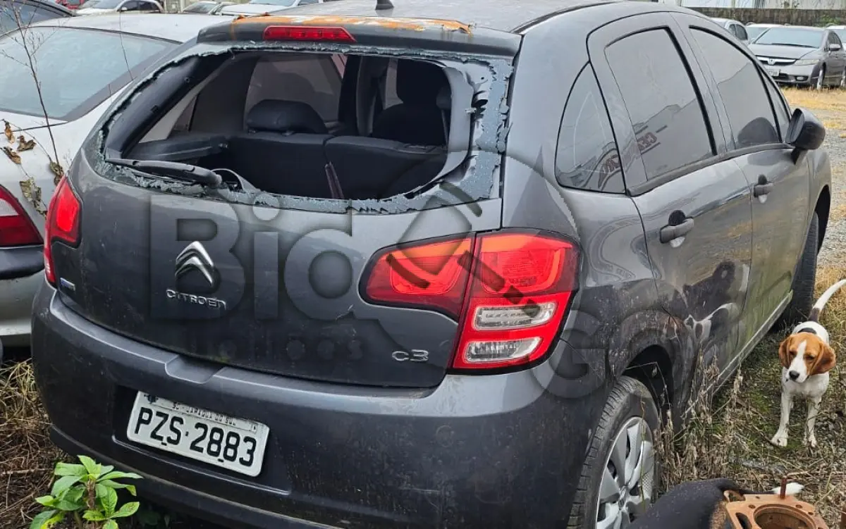 LOTE 013 - Espécie: PASSAGEIRO / Marca: CITROEN / Modelo: C3 PTECH M ORIG / Placa: PZS2883 / UF: SC / Município: Jaraguá do Sul / Ano fabricação: 2017 / Ano modelo: 2018 / Cor: CINZA / Chassi: 935SLHMZ1JB505555 / Motor: 10B2120015252 / RENAVAM: 1120900570