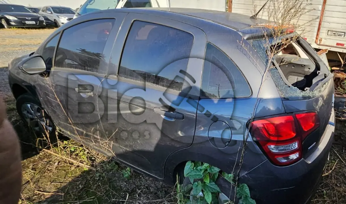LOTE 013 - Espécie: PASSAGEIRO / Marca: CITROEN / Modelo: C3 PTECH M ORIG / Placa: PZS2883 / UF: SC / Município: Jaraguá do Sul / Ano fabricação: 2017 / Ano modelo: 2018 / Cor: CINZA / Chassi: 935SLHMZ1JB505555 / Motor: 10B2120015252 / RENAVAM: 1120900570