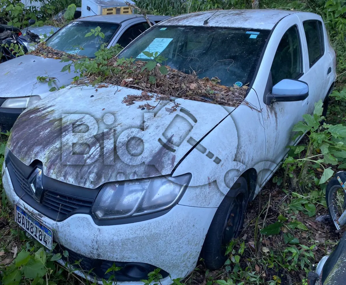 LOTE 004 - Espécie: PASSAGEIRO / Marca: RENAULT / Modelo: SANDERO AUTH 10 / Placa: BAU8I84 / UF: SC / Município: Joinville / Ano fabricação: 2016 / Ano modelo: 2016 / Cor: BRANCA / Chassi: 93Y5SRD04GJ549836 / Motor:D4DJ754Q191531 RENAVAM: 01098632670