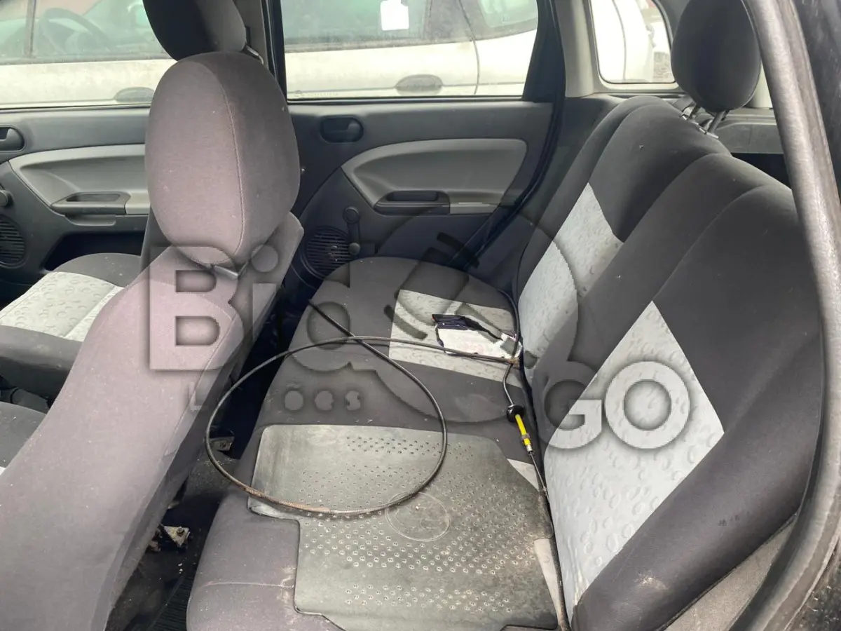 LOTE 002 - Espécie: PASSAGEIRO / Marca: FORD / Modelo: FIESTA FLEX / Placa: MEY5H08 / UF: SC / Município: Barra Velha / Ano fabricação: 2007 / Ano modelo: 2008 / Cor: PRETA / Chassi: 9BFZF10A588183175 / Motor: SMJA88183175 / RENAVAM: 00938538926