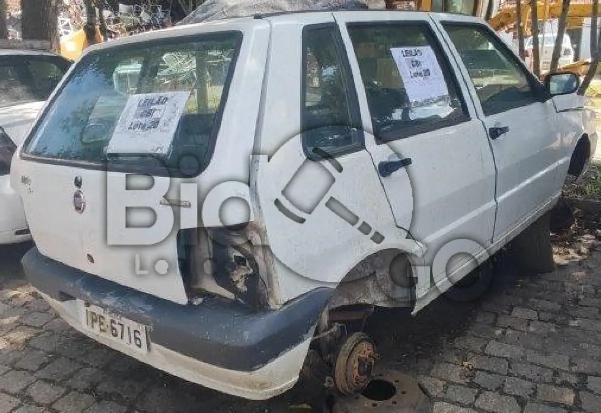LOTE 020 - FIAT Uno Mille Economy, Placa: IPE6716, Ano/Modelo: 2008/2009, Renavam: 986139696, C/ motor.