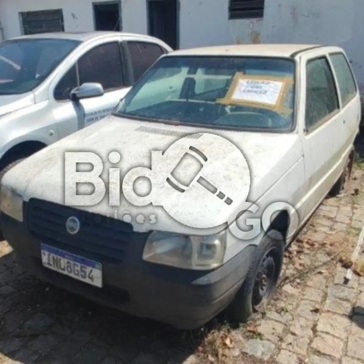 LOTE 012 - FIAT Uno Mille Fire Flex, Placa: INL8G54, Ano/Modelo: 2006/2007, Renavam: 902053345, C/ motor.