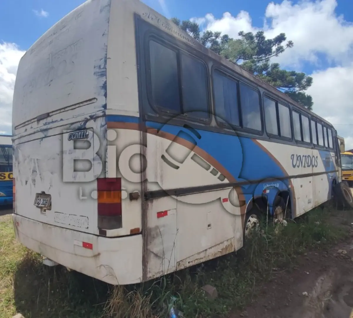 LOTE 002 - Ônibus, Marca/Modelo: VW/COMIL CAMPIONE R, Fabricação/Modelo: 1997/1997