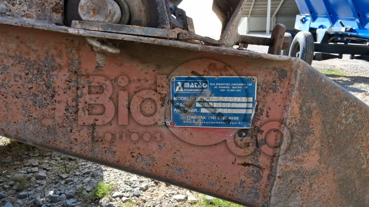 LOTE 020 - DISTRIBUIDOR ADUBO CALCÁRIO MARCA MATÃO