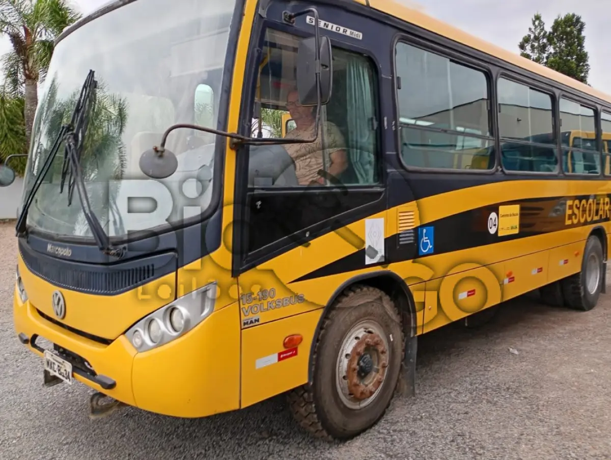 LOTE 012 - Ônibus VW/15.190 EOD ESCOLAR HD, Fabricação/Modelo: 2012/2012