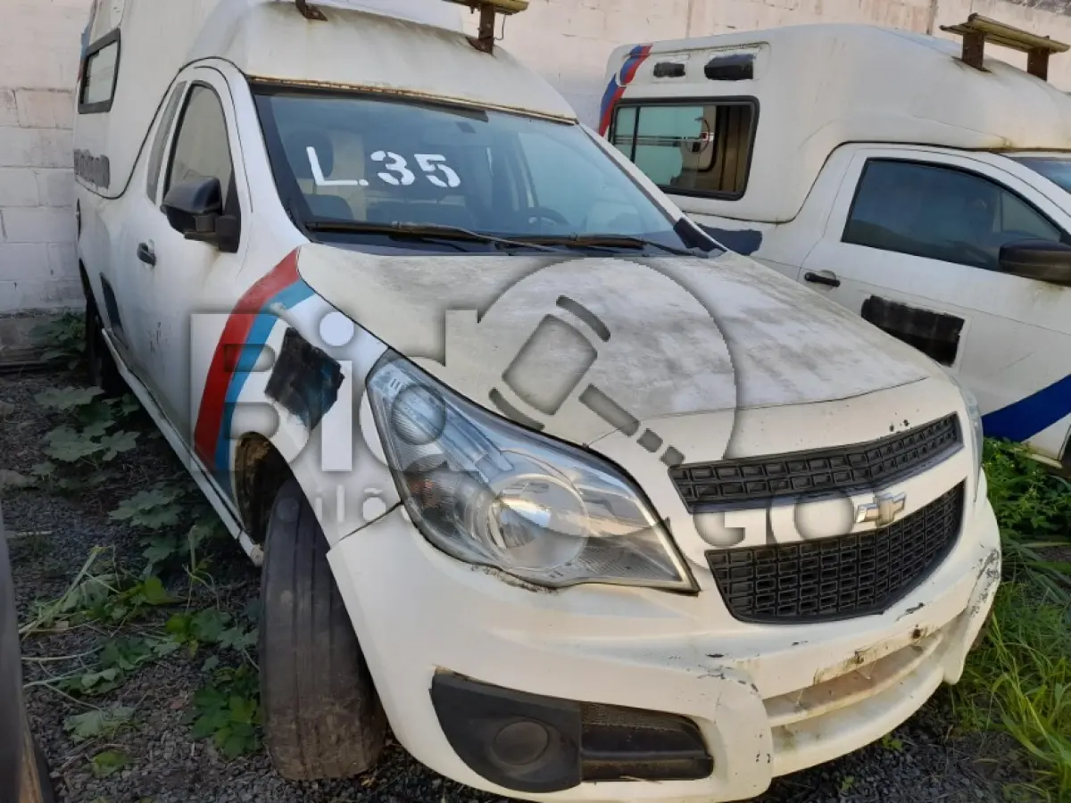 LOTE 035 - CHEV/MONTANA RAYTEC AMB (AMBULÂNCIA) (MOTOR INCOMPLETO), FAB/MOD: 2018/2018