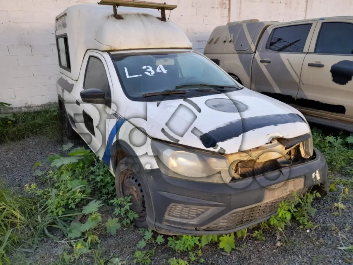LOTE 034 - VW/NOVA SAVEIRO RB MBVS (MOTOR INCOMPLETO), FAB/MOD: 2016/2017